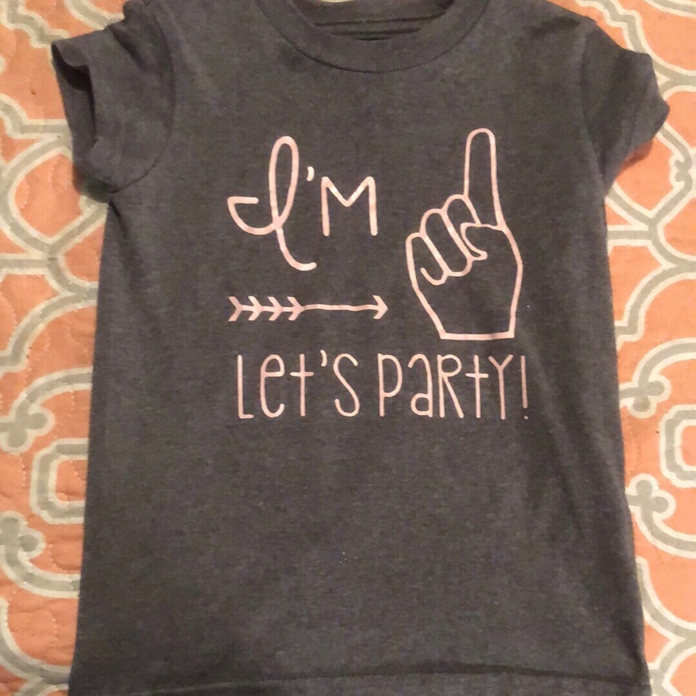 First birthday customized shirt